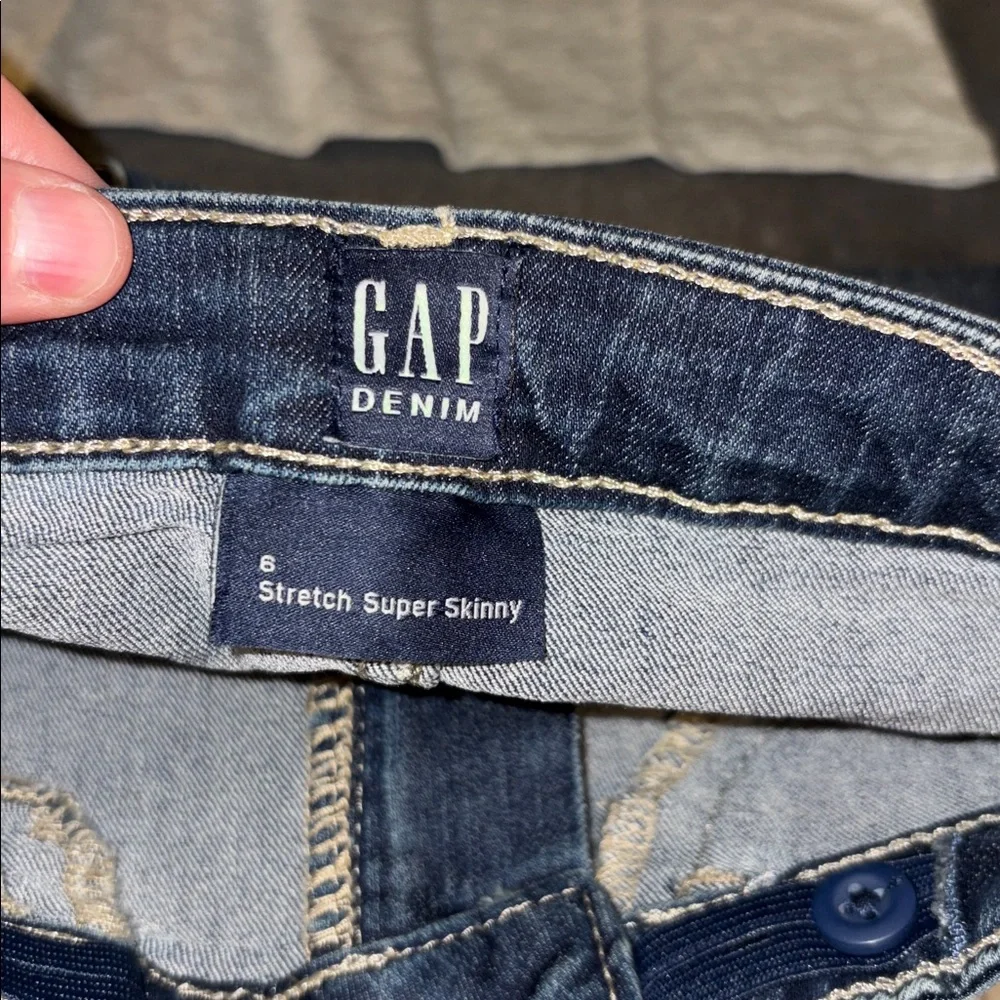 GAPLong Sleeve with Blue Denim Jeans I have more new size 6 in my closet